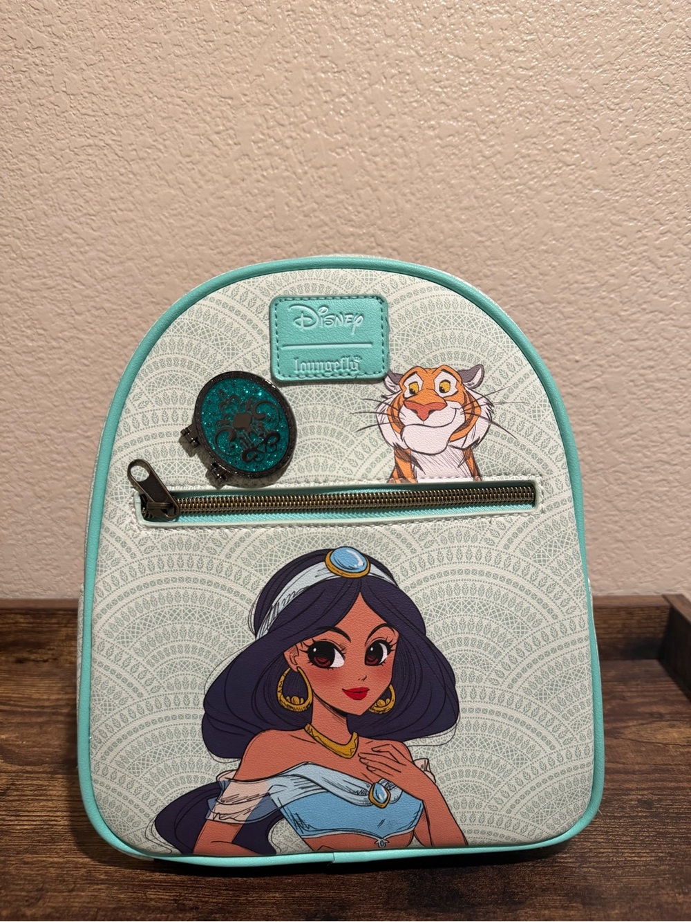 Loungefly Turquoise Jasmine & Rajah Kids Backpack